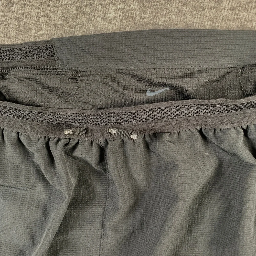 Nike Dri-FIT ADV AeroSwift Pants Men 2XL Running Gym Performance Black Stretch